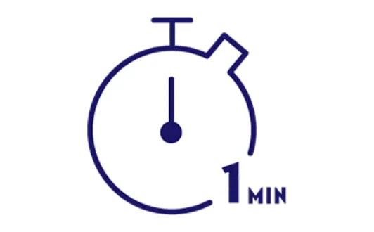 紹介にかかる時間は約1分!